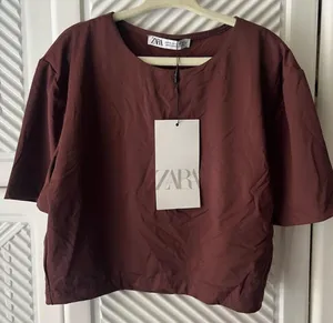 Zara Brown Women’s Top thumbnail 2