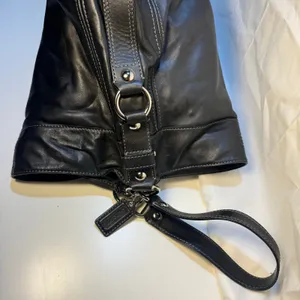 Coach Bag Black 'Zoe' E1032-F14706 Patent Leather Purse Hobo Shoulder Bag thumbnail 5
