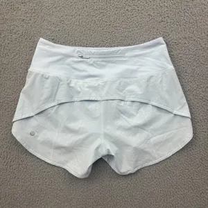 NWT Lululemon Speed Up Shorts High Rise 4" Powder Blue Athletic Women's 6 thumbnail 2