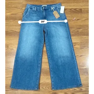 Le Jean Jude High Waist Wide Leg Trouser Jeans Denim Size 29 thumbnail 4