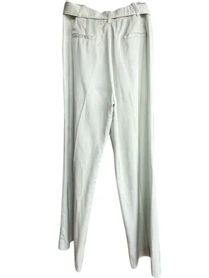 REISS Mylie Tapered Trousers Pants 10 Mint Green‎ High Rise Belted Sz 10 thumbnail 5