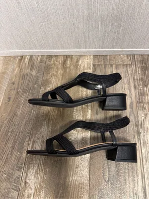 easy street Black Braided Slingback Sandal Size 8.5 thumbnail 12