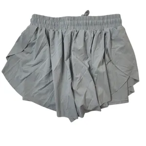 Altar’d State Revival Women's M Blue Gray Flowy‎ Athletic Shorts Butterfly Style thumbnail 2