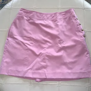 IZOD Golf Skort‎ Women 6 Pink Athletic Tennis Skirt Side Zip Button Golfcore thumbnail 8