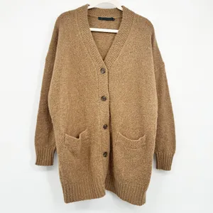 Jenni Kayne Womens Alpaca Wool Blend‎ Oversized Cottage Cardigan Sweater Size S thumbnail 2