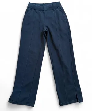 ALO black High-Waist Free Time Straight slit Leg Sweatpants thumbnail 1