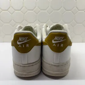 Nike Air Force 1 Sneakers Womens 8 White Bronze DV3808-101 Low Top thumbnail 3