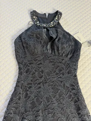 * Elegant Black Lace Dress thumbnail 4