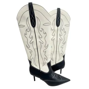 INC International Concepts Boots Western Style Knee High Size 7 Pointed‎ Toe thumbnail 7