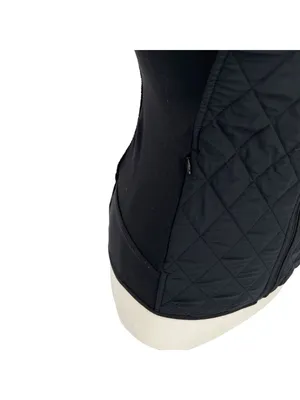 Athleta Upside Quilted Jacket Black Athleisure Sporty Minimalist Techwear XS thumbnail 12