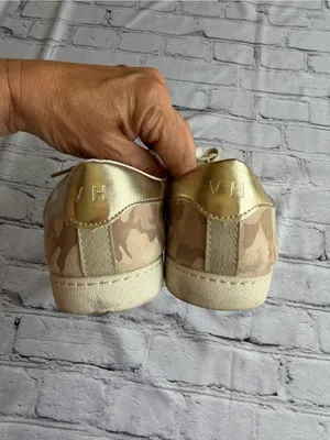 Vintage Havana Bianca Light Camo Multi Size 10 Cute Sneakers Gold Sparkle Star thumbnail 7
