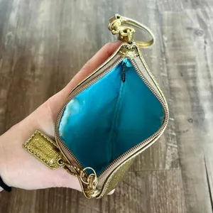 Wristlet Wallet/Changepurse for Women in Gold Color thumbnail 4
