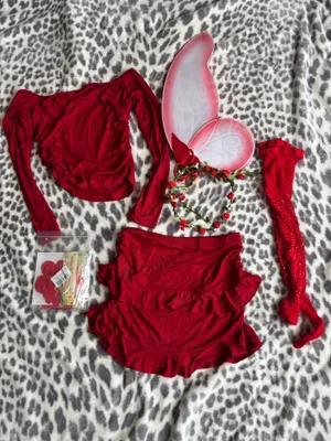 butterfly costume Red Size XS thumbnail 2