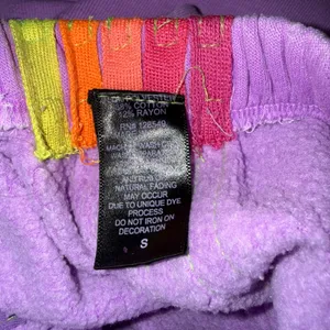 Aviator Nation Sweatpants Women Small Purple Good Rainbow Stripe Joggers thumbnail 8