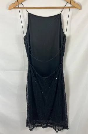 Black Market Embellished open back dress size medium thumbnail 4