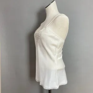 Vintage Camisole Lingerie Tank Top Women‎ Coquette Lace Strap Balletcore 1980s thumbnail 3