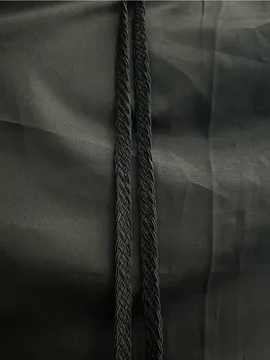 Black Crochet Drawstring Crossbody Bag thumbnail 6