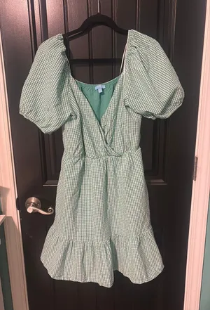 Draper James green dress thumbnail 1