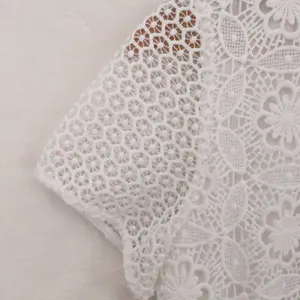 LOFT Floral Lace Mini Dress Womens Size 2P White Short‎ Sleeve Bridal Clean Girl thumbnail 3