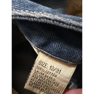 Bamboo Women‎ Wide Leg High Rise Light Wash Denim Jeans Size 13/31 Cotton thumbnail 6