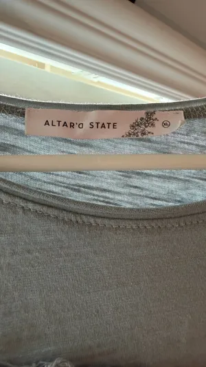 Altar'd State Tiered Top Light Blue thumbnail 3