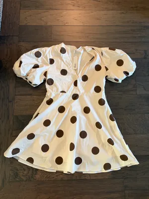 New With Tags Glam Polka Dit Dress Sz M thumbnail 4