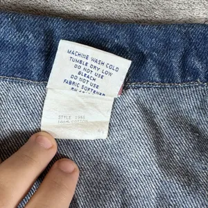 VTG Nutmeg Mills Denim Jacket Womens Large Trucker Heavyweight Retro 90s Y2K USA thumbnail 3