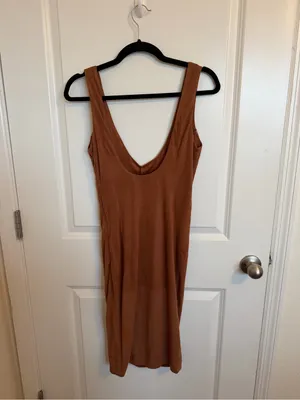 NWT House of CB Alanis Suede Dress Small thumbnail 4