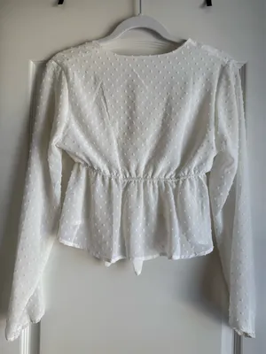 White tie front top Size XS thumbnail 2