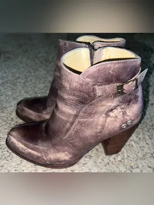 Bed Stu Isla Ankle Boot Distressed Rustic Rodeo Coastal Festival block heel W 8 thumbnail 3