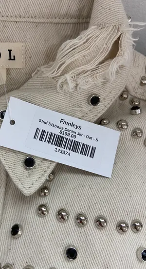 Denim Jacket White Size M thumbnail 5