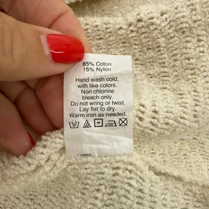 Madewell Shawl Collar Crop Cardigan‎ Sweater Marshmallow Medium Open Cotton thumbnail 8