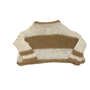Free People open knit sweater wool and alpaca blend size M thumbnail 3