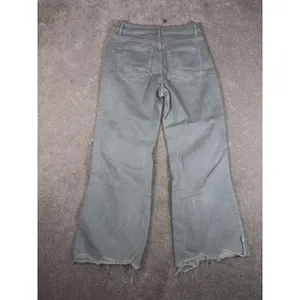 vervet light blue distressed wide leg crop‎ jeans 25 thumbnail 5