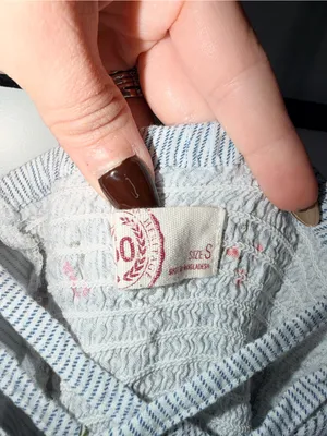 SO Pinstripe Floral Cross Front Dress thumbnail 3
