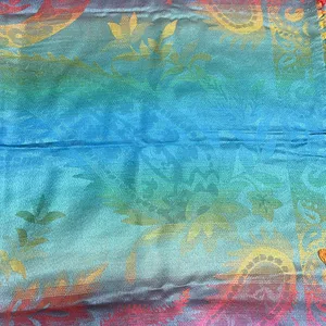 Festival bohemian rainbow large scarf wrap thumbnail 6