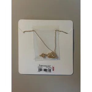Francesca's Gemini Zodiac Constellation Necklace Gold Sterling Silver CZ New thumbnail 3