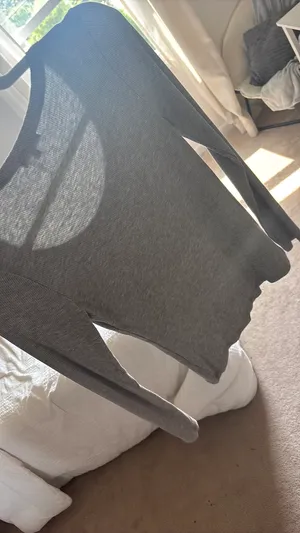 1 state gray long sleeve top thumbnail 3