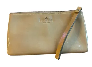 Kate‎ Spade Harrison Street Jenny Ann Metallic Gold Wristlet thumbnail 1