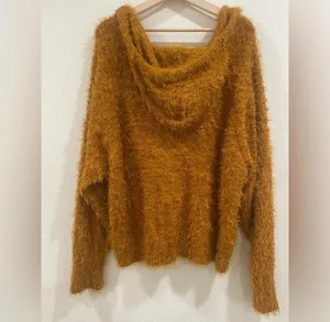 Free People Fuzzy Hoodie Oversized thumbnail 4