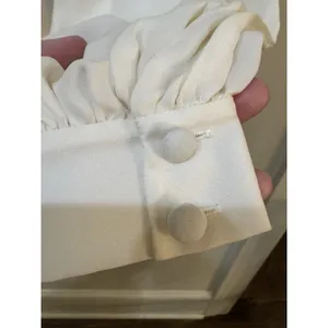 Kate Spade High Neck Silk Blouse Ivory Size XXS Bow thumbnail 6