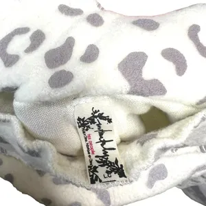 Free People Rain Check Lounge Shorts Leopard Print Cream Gray‎ Size Large thumbnail 7