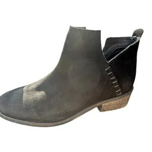 Diba Trus Black Suede Booties Women's Size 10‎ thumbnail 6