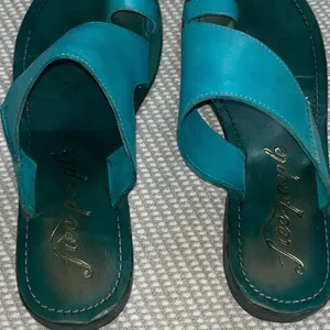 Free People Sant Antoni Sandal Blue/ Azure Sz 36 thumbnail 6