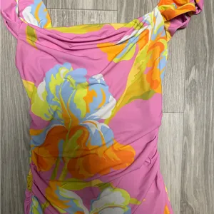 Amanda Uprichard Rebecca calypso Pink Floral Midi Dress XS thumbnail 6