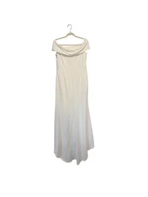 Lulu's Off-Shoulder Exceptional Romance Mermaid Maxi Dress XL White NWT thumbnail 4
