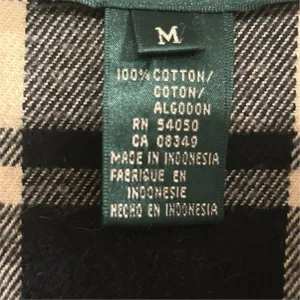 Lauren Ralph Lauren‎ Women’s M Black and White Plaid Flannel Full Zip Jacket thumbnail 7