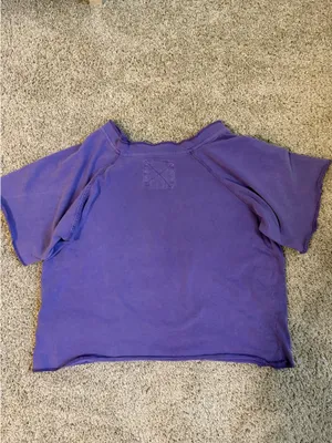 gulf shores cropped tee Purple Size M thumbnail 3