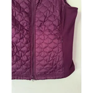 L.L Bean Purple Quilted Full Zip Vest Women’s Size Medium thumbnail 5