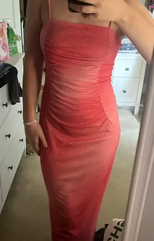 Taboo Pink Prom Dress thumbnail 3
